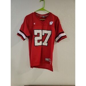 Wisconsin Badgers NCAA Big 10 COLOSSEUM ATHLETICS Jersey Red Youth SIZE XL (20)